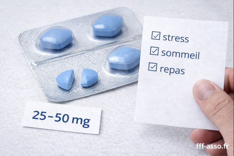 Choix du dosage de Viagra
